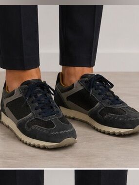 Kenneth Cole leather sneakers.